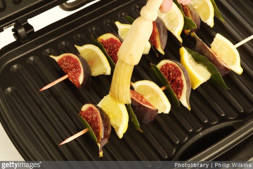 recette - fruits - plancha